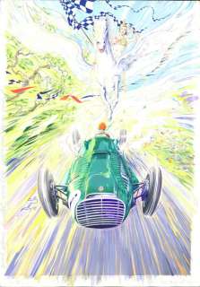 Sire, Denis | Sire, Denis - Dessin original couleur + crayonné original - Goodwood Revival - (1998) | Catawiki