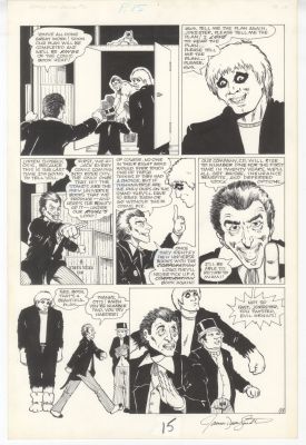Boris the Bear #6 pg 13 Original Comic Art James Dean Smith Jokester | Neat Stuff Vault