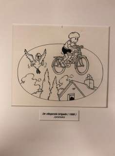 Nys, Jef | Nys, Jef - Originele tekening - Jommeke - De vliegende brigade - (1988) | Catawiki