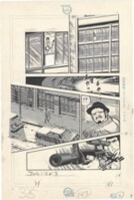 Takao Saito Hand-Signed Reproduction Manuscript "Golgo 13" | Mandarake (Big Web)