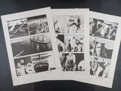 Civitelli, Fabio | Civitelli, Fabio - 3x Tavole Originali per Tex n. 415 "Missione a Boston" - (1995) | Catawiki