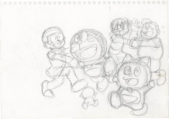 Junya Furusawa Hand-Drawn Illustrations (3) "Doraemon & Others" | Mandarake (Big Web)