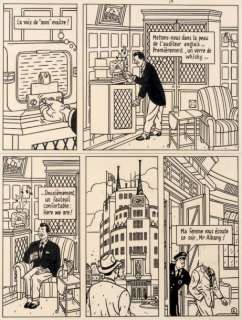 Floc’h | Â«AlbanyÂ». Planche inachevée pour cette série publiée aux éditions | Tessier Sarrou