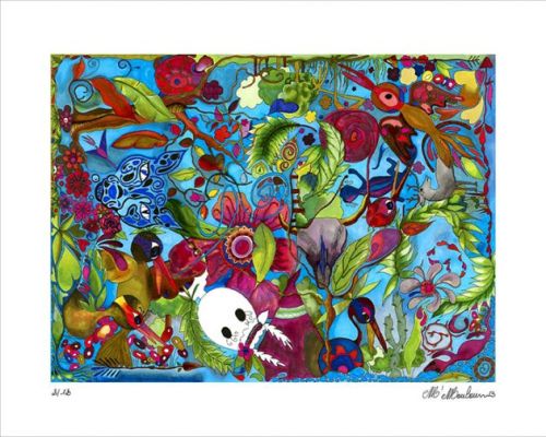 M’Moulou. Bleu Amérindien | FieldArts