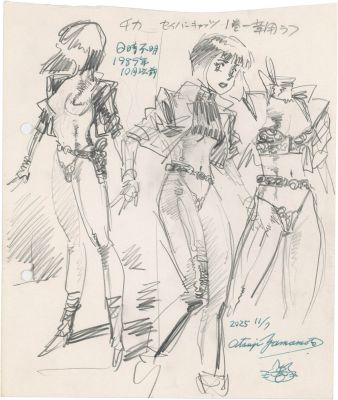 Illustration by Atsuji Yamamoto : "SABER CATS" | Mandarake (Big Web)