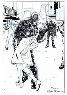 David Messina - Star Trek Tng: Hive #1 Cover (Picard Borg Sucks the Life Out of the End of Wwii)