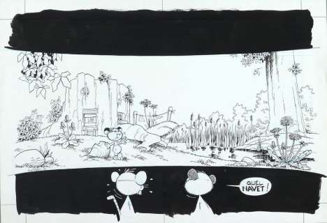 Swysen | Noisette le Hamster, illustration Ã  l’encre de… | Millon