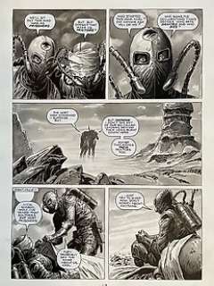 Ortiz, José - 1 Original page - Rogue Trooper - The Fanatics - 1986
