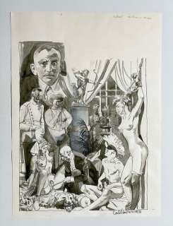 Carlo Ambrosini - original drawing - The Wedding March | Catawiki