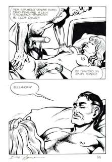 Giovanni Romanini - 1 Original page - Ulula supplemento al #21 - "i depravati di Manila" - 1983 | Catawiki