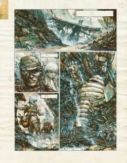 Giménez, Juan - 1 Original colour page - Gangrène - 1987 | Catawiki