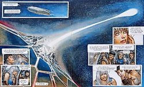 Giménez, Juan - 1 Double planche couleur originale - Le Quatrième pouvoir T2 - Meurtres sur Antiplona - 2004 | Catawiki