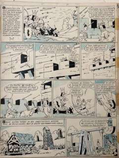 Vandersteen, Willy - 1 Page originale + album de luxe - Suske en Wiske 4 - De Koning drinkt - 1949 | Catawiki