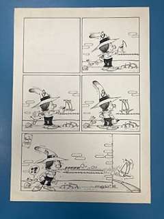 Monzón, Ramón - 1 Original page - Fausto l’apprenti sorcier - 1969