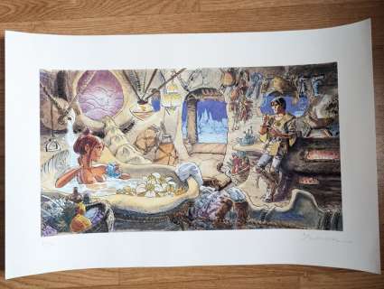 Mézières, Jean-Claude - 1 Offset Print - Valerian et Laureline - Scrum maison | Catawiki