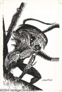Bernie Wrightson - Dark Horse Presents #101 Aliens Cover Original Art (Dark Horse, 1986). Bernie Wrightson - | Heritage