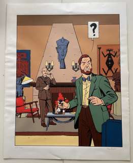 Benoit, Ted - 1 Silkscreen - Blake & Mortimer - L’Affaire Francis Blake - 1996 | Catawiki