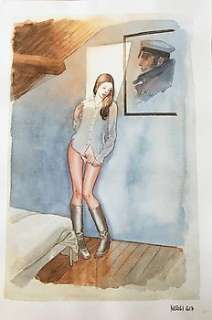 Marco Nizzoli - 1 Original colour drawing - Omaggio sexy a Corto - 2017 | Catawiki