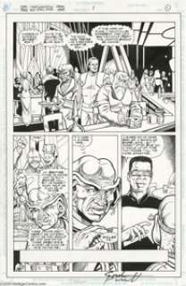Gordon Purcell and Terry Pallot - Star Trek: Deep Space Nine/The Next Generation #1 pages Original Art, Group of 10 -