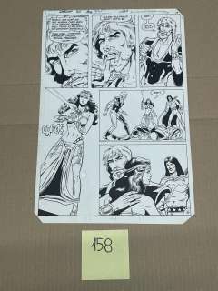 Jan DUURSEMA. « Warlord ». Encre de Chine pour la planche 16… | misc / divers