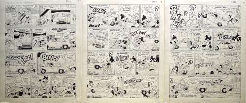 NICOLAOU (Jacques). Placid a de la Ressource. 1985. Suite de 3… | misc / divers