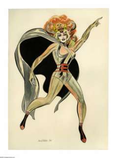 Jack Kirby and Don Heck - Goddess Illustration Original Art (1966). This stunning Silver Age ink and watercolor - | Heritage