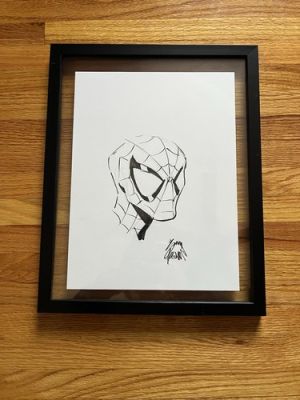 The Superior Spider-Man Original Ryan Stegman Sketch/Signature Framed | eBay US (Buy It Now)