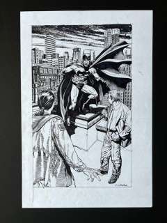 Chris Weston | Chris Weston - 1 Original drawing - Batman über Gotham City | Catawiki