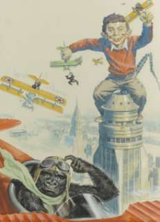 Norman Mingo Mad #94 Painted Cover Original Art (EC, 1965).  Take about turning the tables! It’s monkeys - | Heritage