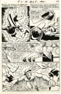 Dick Dillin and Sid Greene Justice League of America #64 page 12 Original Art (DC, 1968). The Red Tornado -