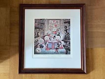 Carl Barks - 1 Lithograph - Walt Disney - Dam Disaster at Money Lake’ - 1986 | Catawiki