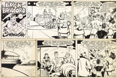 Gray Clarence - "Brick Bradford - Trespassing in