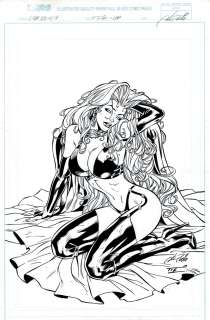 Al Rio - Lady Death Pinup (Sold Live on ‘Dueling Dealers of Comic Art‘ Episode #94 Podcast on 11-9-2022 Watch It Here!