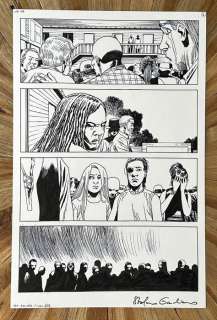 Stefano Gaudiano et Charlie Adlard - Original page - The Walking Dead - n. 146 - 2015 | Catawiki
