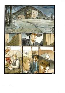 Berlion, Olivier - 1 Original colour page - Le Kid de l’Oklahoma - 2010 | Catawiki