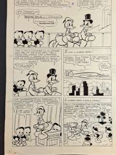 Carpi, Chierchini - 1 Original page - Topolino, Libretto n. 98 - Paperino e il Muro del Riso Terza Parte | Catawiki