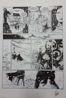 Dellac, Benoît - 1 Original page - Serpent Dieu - Les Larmes d’Odin - 2018 | Catawiki