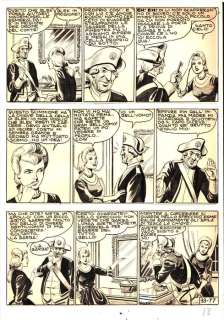 EsseGesse - 1 Original page - il Grande Blek #33 - "la banda del Pipistrello" - 1956 | Catawiki