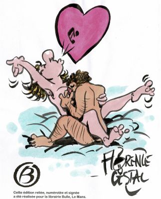 Florence Cestac | Lot 197 - Ginette en édition originale limitée et signée par Druillet, agrémenté d’une dédicace. Proche de l’état neuf. | Septimus