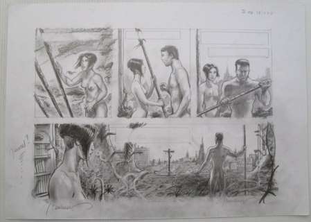 Bosschaert, Jan - 1 Original preliminary page - Jaguar 2 - 2003 | Catawiki