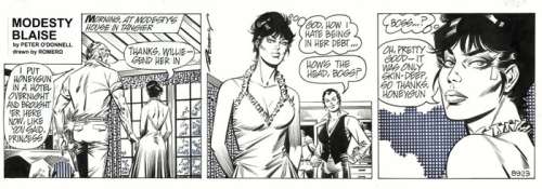 Romero, Enric Badia - 1 Original page - Modesty Blaise - Strip #8923 | Catawiki