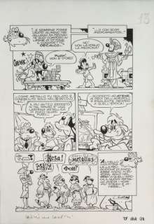 De Vita, Massimo - 1 Original page - Topolino - n. 1868 "Topolino e la piramide impossibile" - I TL 1868-A - 1991 | Catawiki