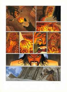 Enrico Marini - Planche originale n°51. Sélection * Vente BD de Noël * Collection privées - Rapaces 3 - Rapaces