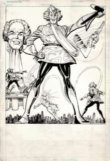 Carmine Infantino Murphy Anderson - Who‘s Who in the Dc Universe #4 Captain Boomerang / Flash (Sold Live on ‘Dueling Dealers of Comic Art #115 Podcast on 4-12-2023 Watch It Here!