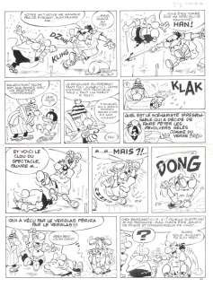Greg | Achille Talon, planche n°44 Ã  l’encre de Chine… | Millon