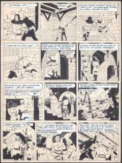 De Moor, Bob - 1 Page originale + album de luxe - De Leeuw van Vlaanderen / Le Lion de Flandre - 1949 | Catawiki