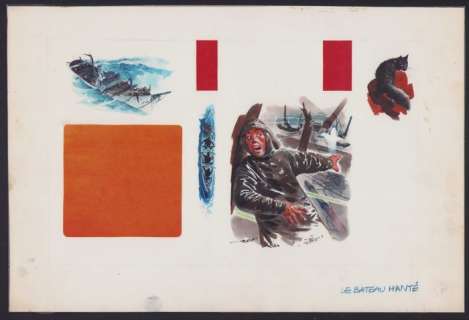 Follet, René - 1 Original drawing - Bob Morane - Le bateau hanté - 2006 | Catawiki