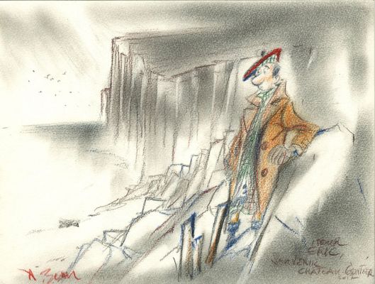 Lot 42 - BENN André crayonné couleur Mic Mac Adam 2016 Dupuis A4 | misc / divers