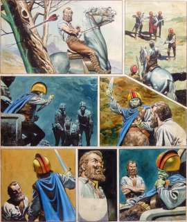 Lawrence, Don | Originele pagina  - the Trigan Empire  - " The Rallu Invasion " (1971) | Catawiki