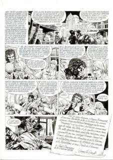 Mitton, Jean-Yves - 1 Original page - Les Survivants de L’Atlantique T3 - L’Île de la liberté - 1993 | Catawiki